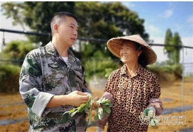 肖正强与农户交流产业