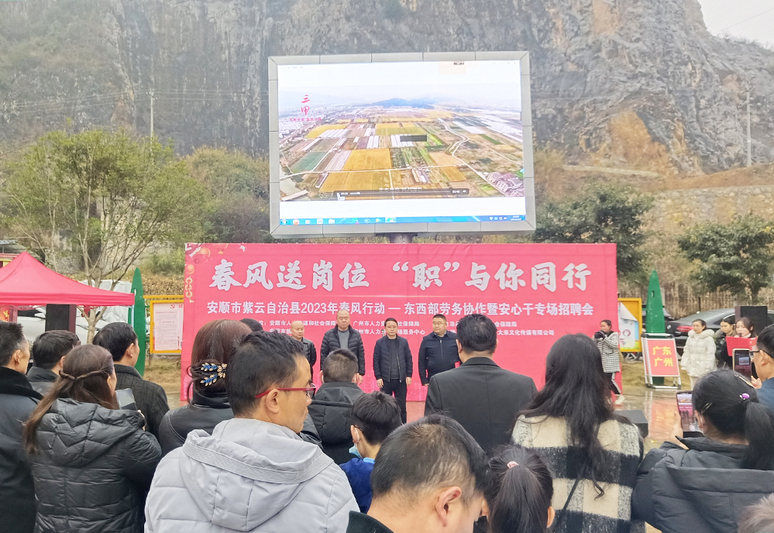 紫云自治县2023年春风行动（就业援助月）暨‘安心干’岗位招聘会”活动 记者 姚福进 摄.jpeg
