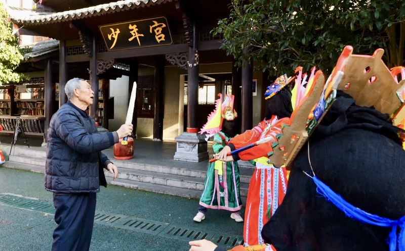 西秀区旧州小学：非遗地戏进课堂 传统文化-FZ1002591616.jpg